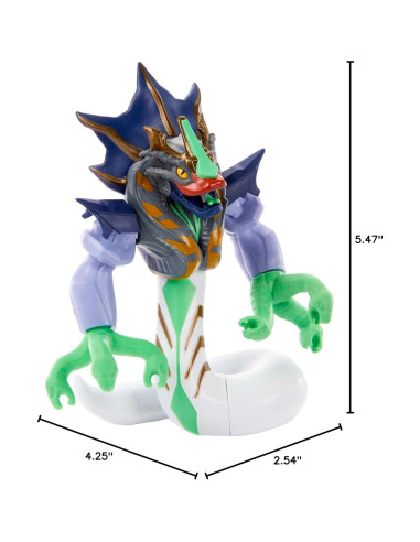 Figura de Acción He-Man Rey Hiss Mattel 13.9 cm Posable