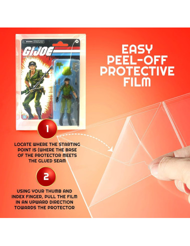 Funda Protectora EVORETRO para Figuras G.I. Joe - Paquete 10