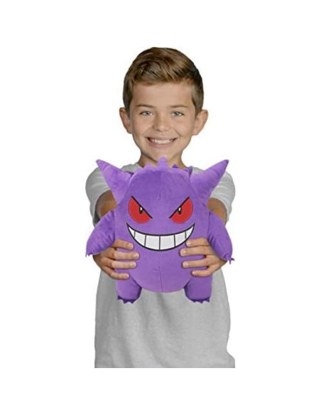 Peluche Pokémon Gengar Grande 30 cm - Oficial Wicked Cool Peluche Pokémon Gengar Grande 30 cm - Oficial Wicked Cool