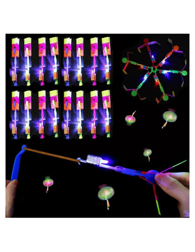 Set de Juguetes Voladores Brillantes ZANSHU - 64 Piezas