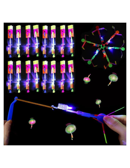 Set de Juguetes Voladores Brillantes ZANSHU - 64 Piezas