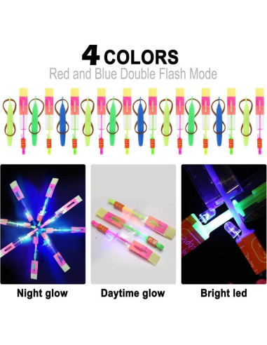 Set de Juguetes Voladores Brillantes ZANSHU - 64 Piezas