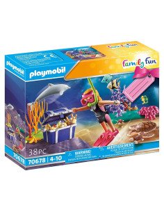 Juego de Buceo de Tesoro PLAYMOBIL 70678 con Accesorios