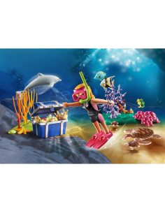 Juego de Buceo de Tesoro PLAYMOBIL 70678 con Accesorios 2