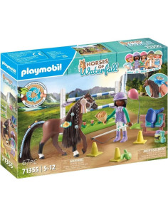Caballos de Waterfall PLAYMOBIL 71355 - Set de Salto Ecuestre 2