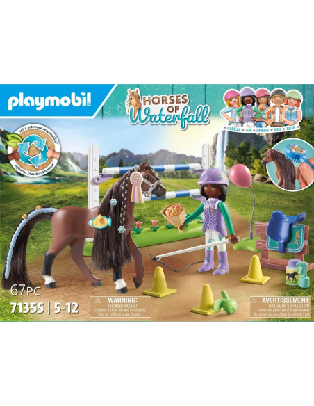 Caballos de Waterfall PLAYMOBIL 71355 - Set de Salto Ecuestre