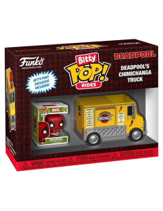 Funko Pop Bitty Ride Marvel Deadpool y Camión Chimichanga
