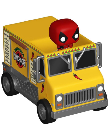 Funko Pop Bitty Ride Marvel Deadpool y Camión Chimichanga