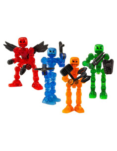 Klikbot Zing Serie 1 Héroes 4 Figuras Poseables 0.20 kg