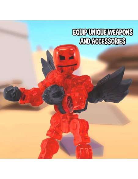 Klikbot Zing Serie 1 Héroes 4 Figuras Poseables 0.20 kg