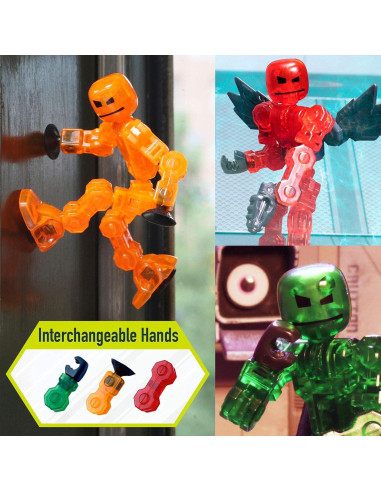 Klikbot Zing Serie 1 Héroes 4 Figuras Poseables 0.20 kg