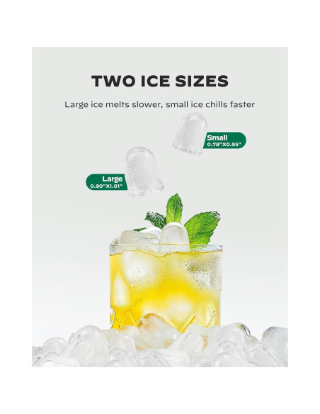 Máquina de Hielo Marsail MSIM27B, 11.79 kg/día, Compacta