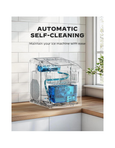 Máquina de Hielo Marsail MSIM27B, 11.79 kg/día, Compacta