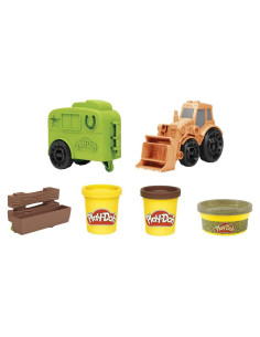Tractor Play-Doh Wheels Hasbro con Remolque y 3 Latas