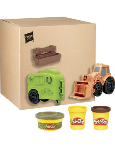 Tractor Play-Doh Wheels Hasbro con Remolque y 3 Latas 2