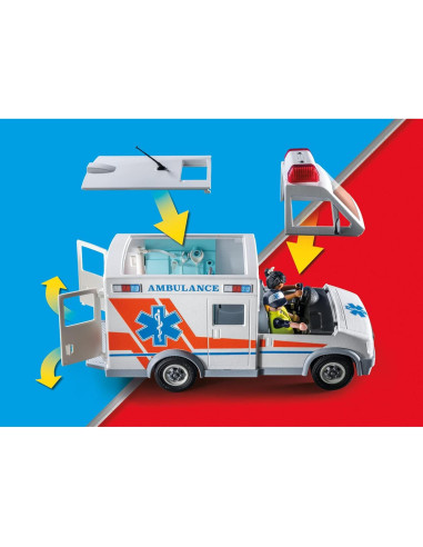 Ambulancia Playmobil 71232 con Sonidos y 3 Figuras