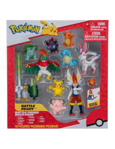 Paquete de Figuras de Batalla Pokémon Jazwares 10 Piezas