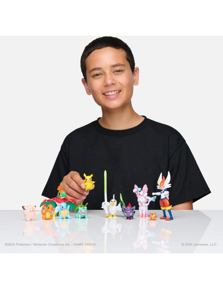 Paquete de Figuras de Batalla Pokémon Jazwares 10 Piezas