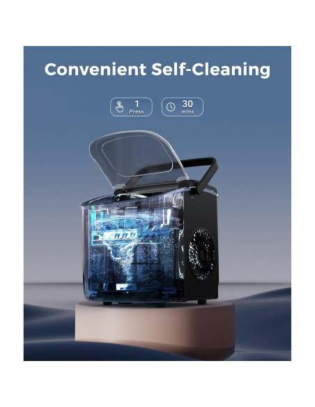 Máquina de Hielo Ecozy IM-BS260C 9 Cubos en 6 Minutos Máquina de Hielo Ecozy IM-BS260C 9 Cubos en 6 Minutos