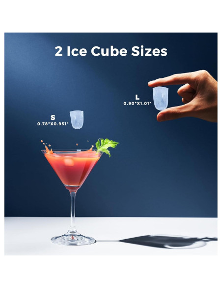 Máquina de Hielo Ecozy IM-BS260C 9 Cubos en 6 Minutos Máquina de Hielo Ecozy IM-BS260C 9 Cubos en 6 Minutos