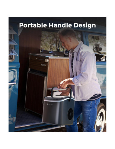 Máquina de Hielo Ecozy IM-BS260C 9 Cubos en 6 Minutos