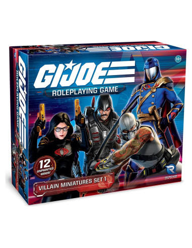 Set de Miniaturas de Villano G.I. Joe Renegade 12 Figuras 28mm