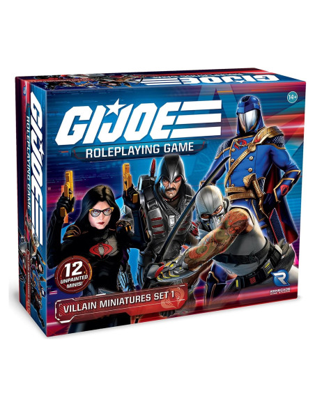 Set de Miniaturas de Villano G.I. Joe Renegade 12 Figuras 28mm