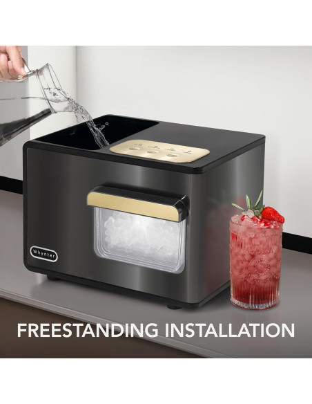 Fabricador de Hielo Nugget Whynter IBX-388BG 18kg Autolimpiante