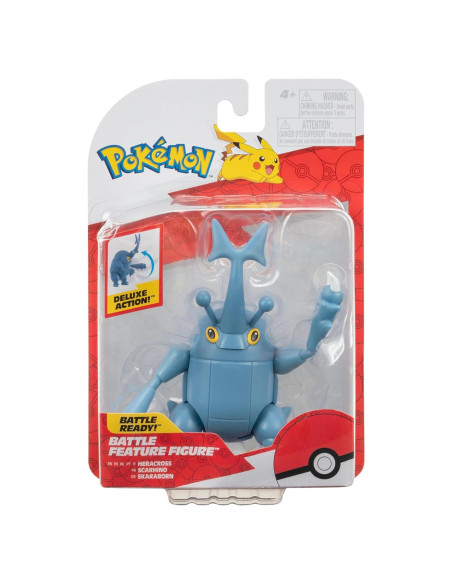 Figura de Batalla Pokémon Scaraborn 11.5 cm - Jazwares Figura de Batalla Pokémon Scaraborn 11.5 cm - Jazwares
