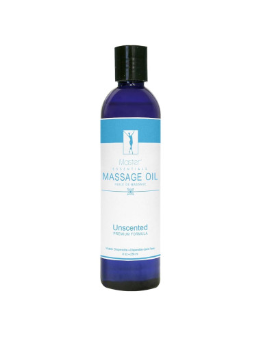 Aceite de Masaje Sin Aroma Master Massage 236.6 ml Orgánico