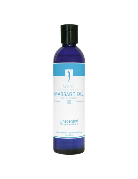 Aceite de Masaje Sin Aroma Master Massage 236.6 ml Orgánico