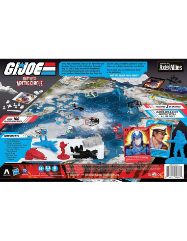 Juego de Mesa G.I. Joe Renegade Batalla Ártico 2-4 Jugadores