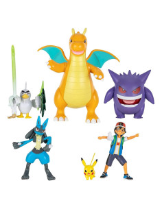 Multipack Figuras Batalla Pokémon Jazwares 5pk 3-12 cm