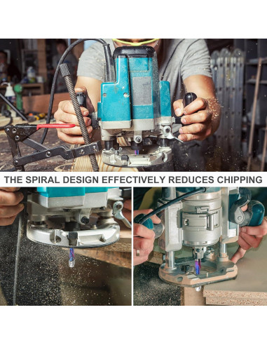 Fresa de enrutador EANOSIC 12.7mm vástago 38.1mm corte