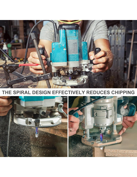 Fresa de enrutador EANOSIC 12.7mm vástago 38.1mm corte