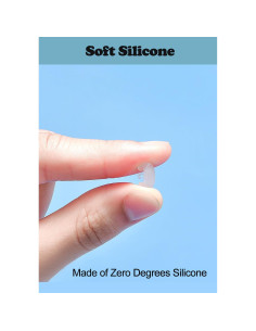 Kit de Reparación de Almohadillas para Nariz de Gafas Omnful - 10 Pares de Silicona Suave 2