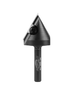 Fresa en V 60 Grados BINSTAK Mango 0.64 cm para CNC