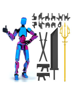 Figura de Acción T13 Qoopower Robot Articulado con Armas