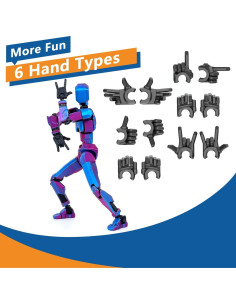 Figura de Acción T13 Qoopower Robot Articulado con Armas 2