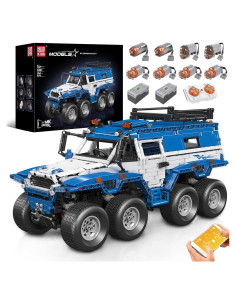Mould King 13089 Camión Pickup Todo Terreno 8x8 Control Remoto