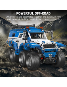 Mould King 13089 Camión Pickup Todo Terreno 8x8 Control Remoto 2