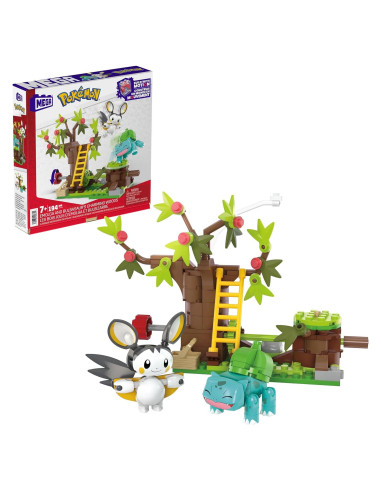 Set de Construcción Pokémon MEGA Emolga y Bulbasaur 194 Piezas