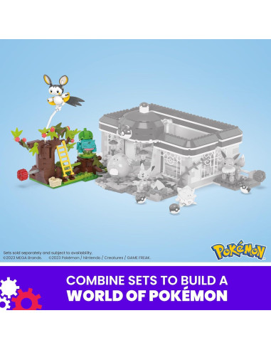 Set de Construcción Pokémon MEGA Emolga y Bulbasaur 194 Piezas