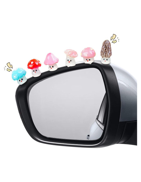 Adornos Luminiscentes SuperKaKa para Espejo Retrovisor - Set 6 Piezas