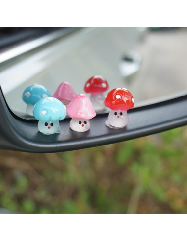 Adornos Luminiscentes SuperKaKa para Espejo Retrovisor - Set 6 Piezas