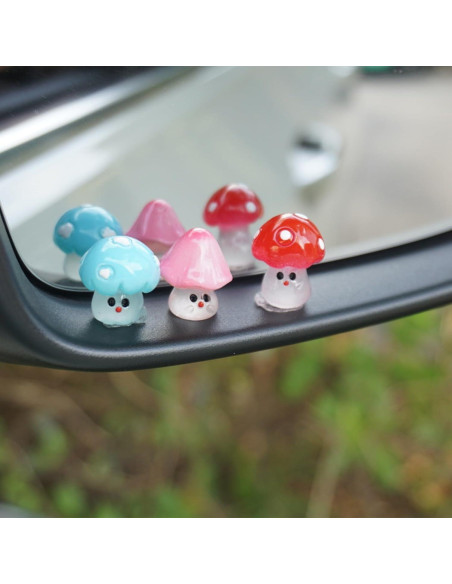 Adornos Luminiscentes SuperKaKa para Espejo Retrovisor - Set 6 Piezas