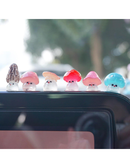 Adornos Luminiscentes SuperKaKa para Espejo Retrovisor - Set 6 Piezas