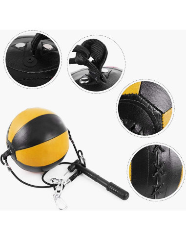 Bolsa de Boxeo Doble Extremo HUICHAI 20cm - Conjunto Completo