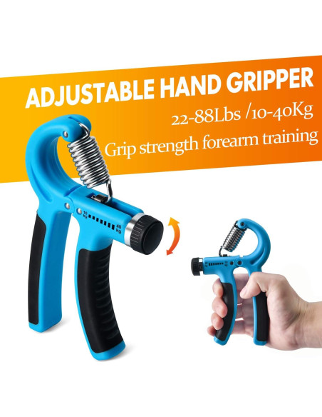 Entrenador de Fuerza de Agarre IMENSEAS 7 Pack Ajustable