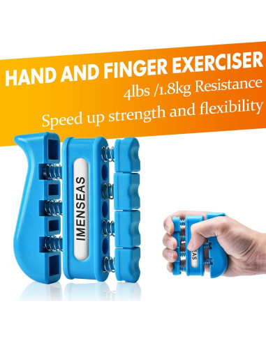 Entrenador de Fuerza de Agarre IMENSEAS 7 Pack Ajustable